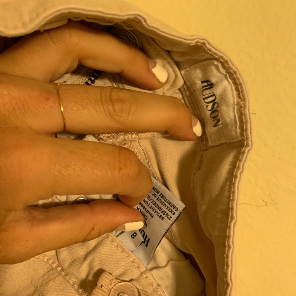 Hudson kids pink jeans size 8